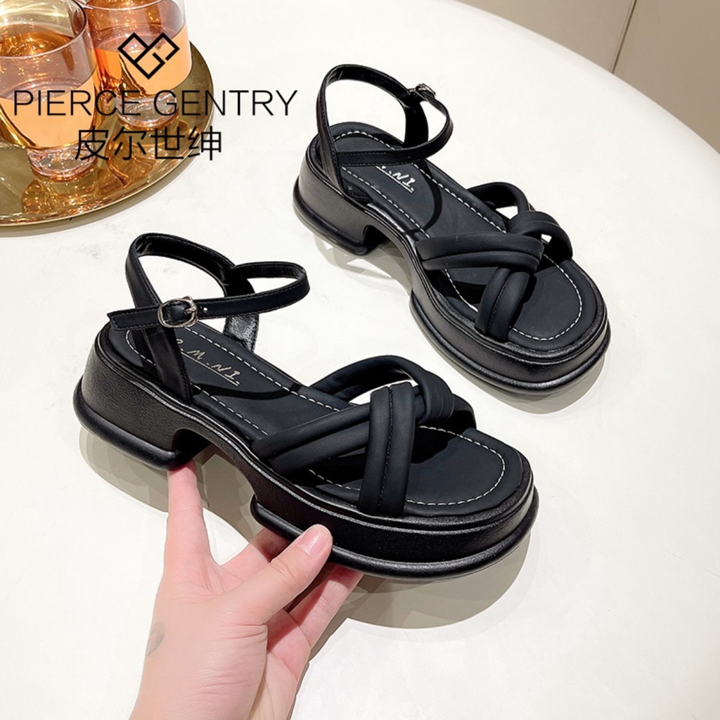 Giày Sandal Đế Dày Chống Trượt Phong Cách Mới Mùa Hè 2023 Cho Nữ