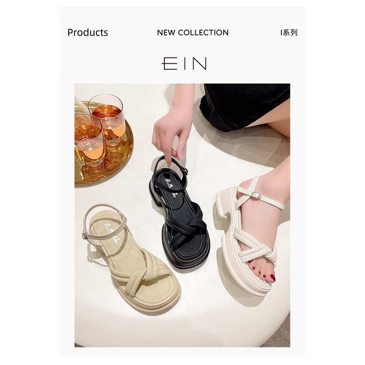 Giày Sandal Đế Dày Chống Trượt Phong Cách Mới Mùa Hè 2023 Cho Nữ
