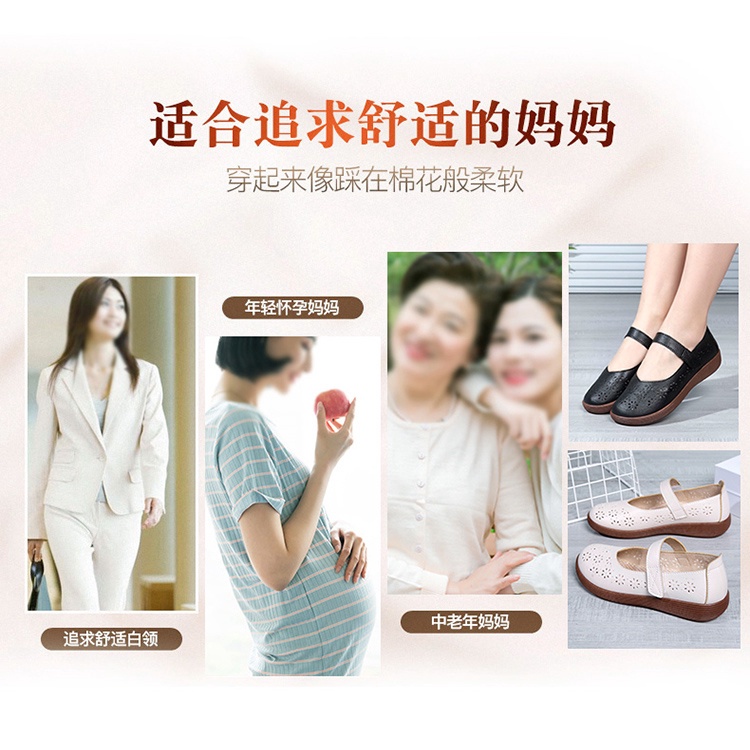 Giày Sandal Đế Mềm Khoét Lỗ Thoáng Khí Thời Trang Mùa Hè Cho Nữ