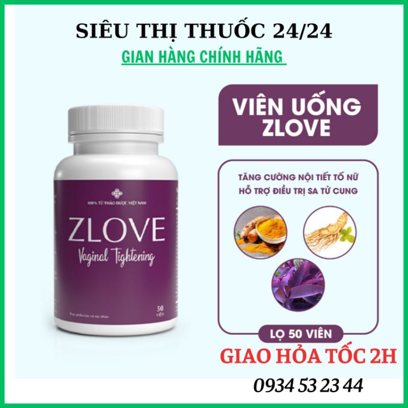 Viên Uống Phụ Nữ Zlove ⚡ CAM KẾT CHÍNH HÃNG ⚡ Viên Uống Hỗ Trợ Se Khít Làm Hồng Vùng Kín - Bí Quyết Siết Chặt Yêu Thương