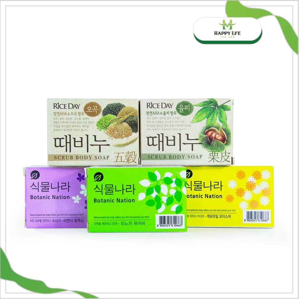 Xà phòng tắm trắng da, xà phòng Hàn Quốc, xà bông dưỡng da, tẩy tế bào chết Lion 100g - Happy Life 4U