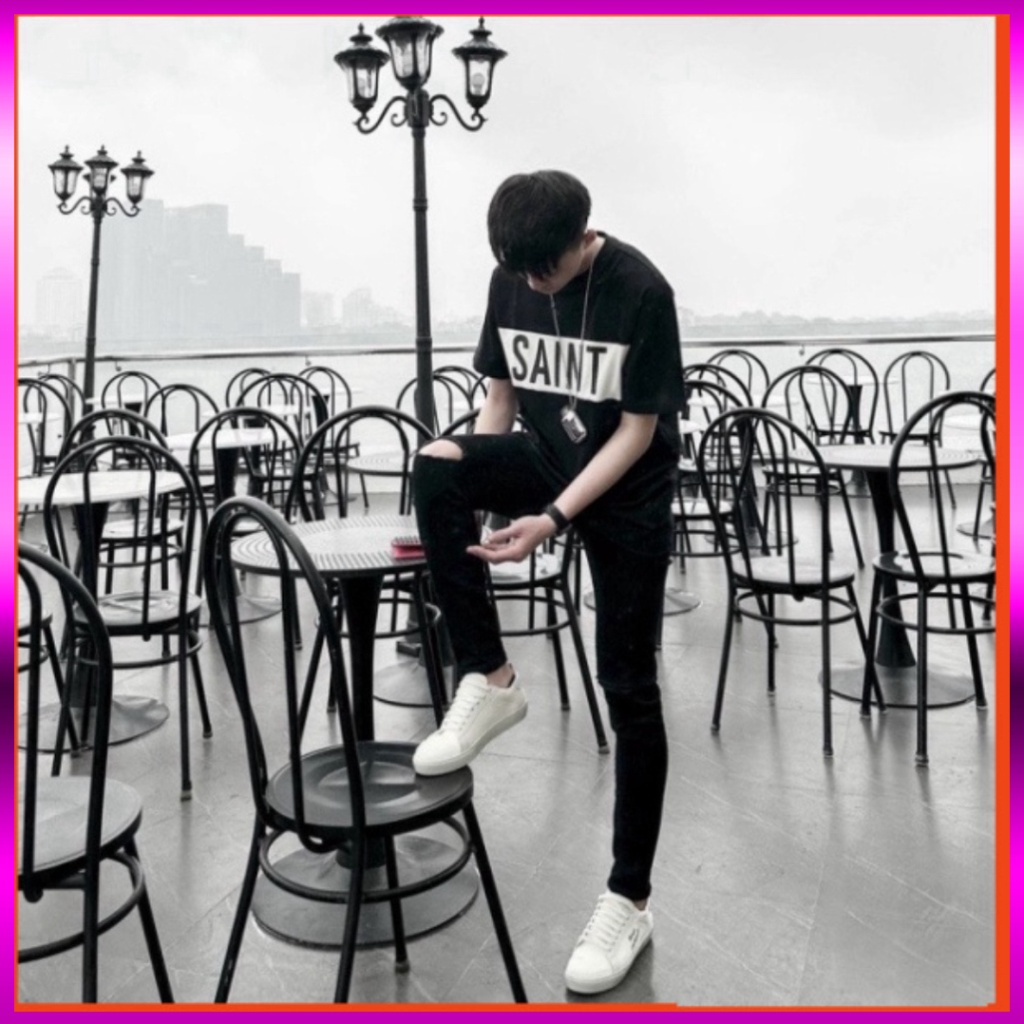 Áo Phông In Chữ SAINT , Áo Thun Nam Tay Lỡ Unisex Form Rộng Cao Cấp 100% Thấm Hút Mồ Hôi Hot Trend 2023 1 1 | BigBuy360 - bigbuy360.vn