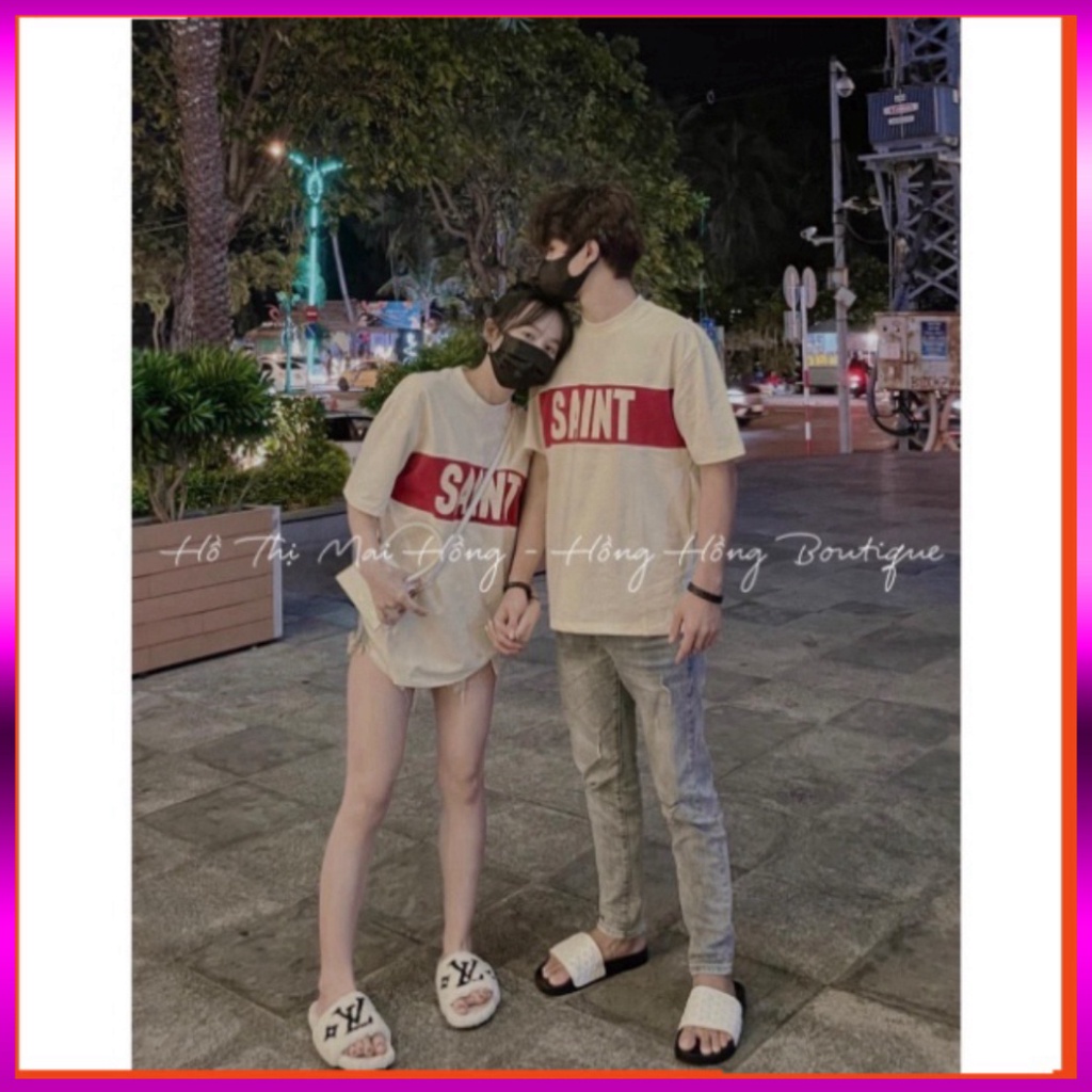 Áo Phông In Chữ SAINT , Áo Thun Nam Tay Lỡ Unisex Form Rộng Cao Cấp 100% Thấm Hút Mồ Hôi Hot Trend 2023 1 1 | BigBuy360 - bigbuy360.vn