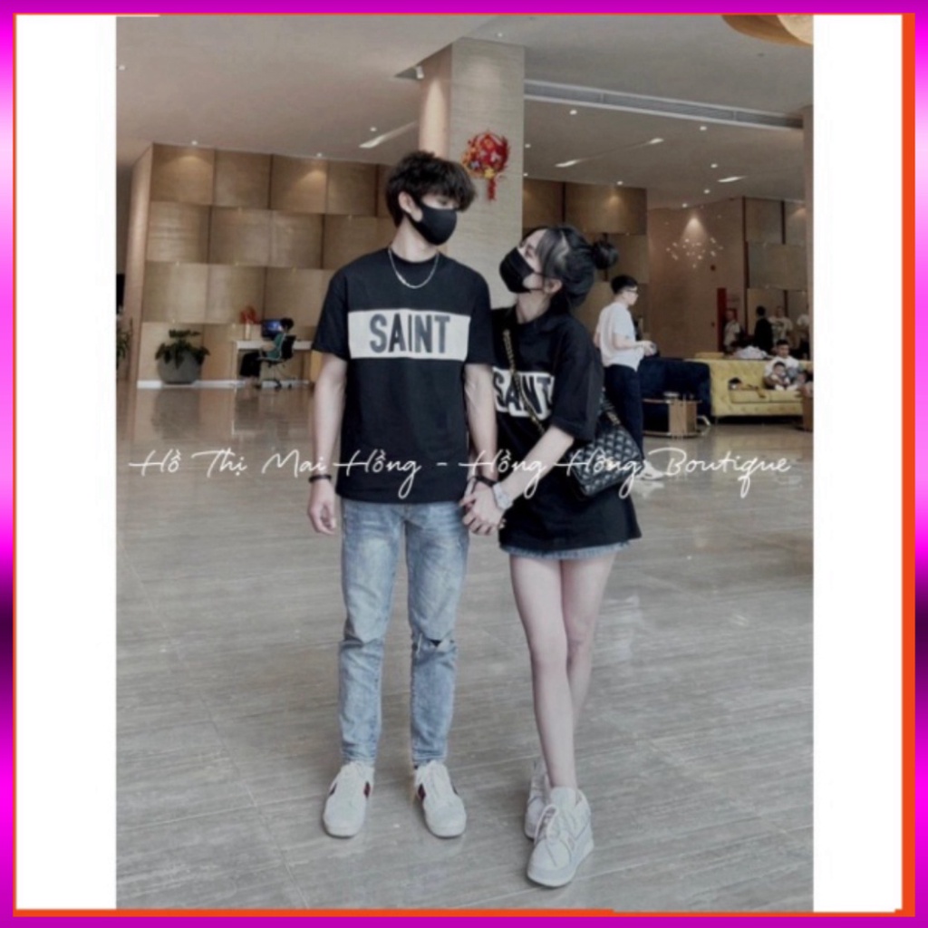Áo Phông In Chữ SAINT , Áo Thun Nam Tay Lỡ Unisex Form Rộng Cao Cấp 100% Thấm Hút Mồ Hôi Hot Trend 2023 1 1 | BigBuy360 - bigbuy360.vn