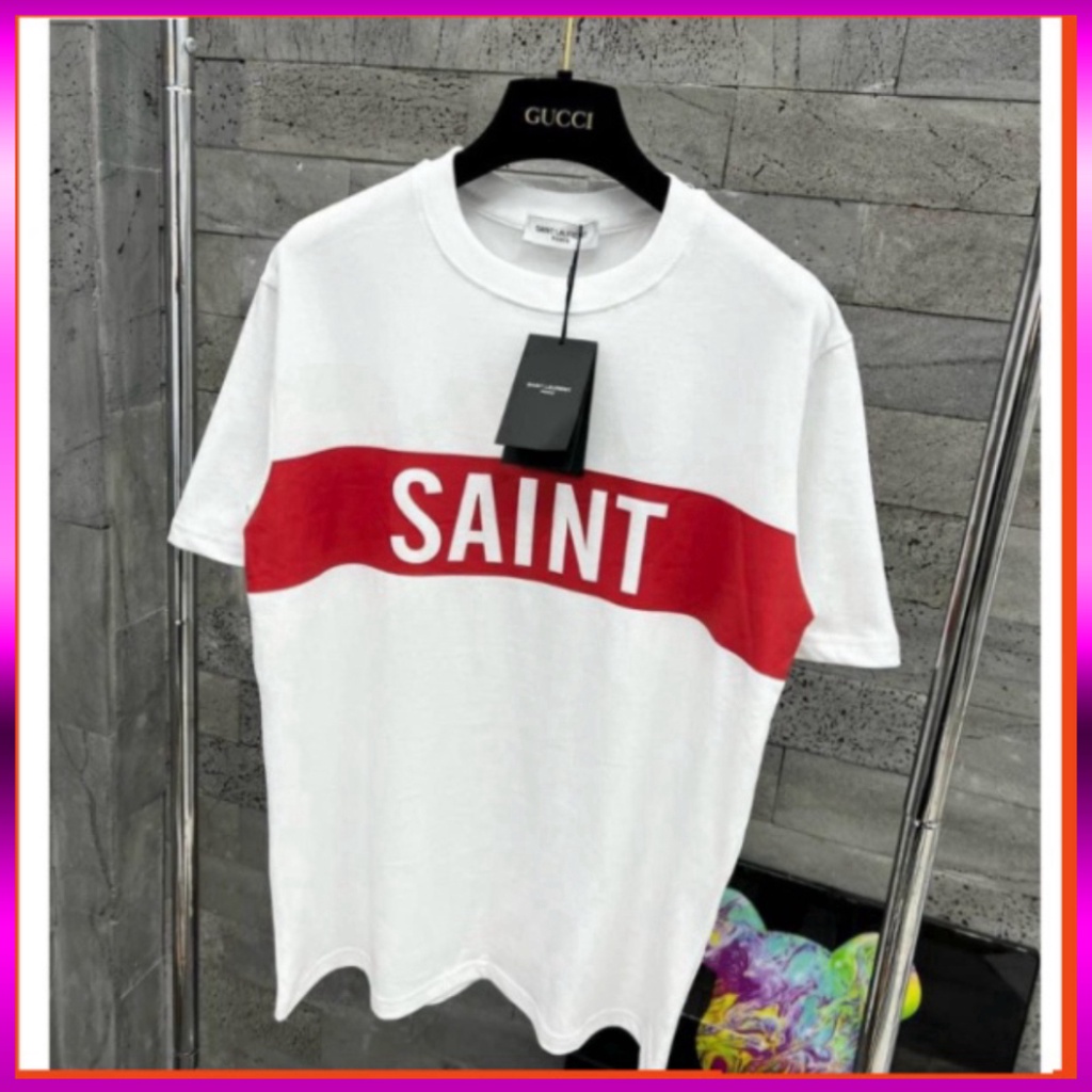 Áo Phông In Chữ SAINT , Áo Thun Nam Tay Lỡ Unisex Form Rộng Cao Cấp 100% Thấm Hút Mồ Hôi Hot Trend 2023 1 1 | BigBuy360 - bigbuy360.vn