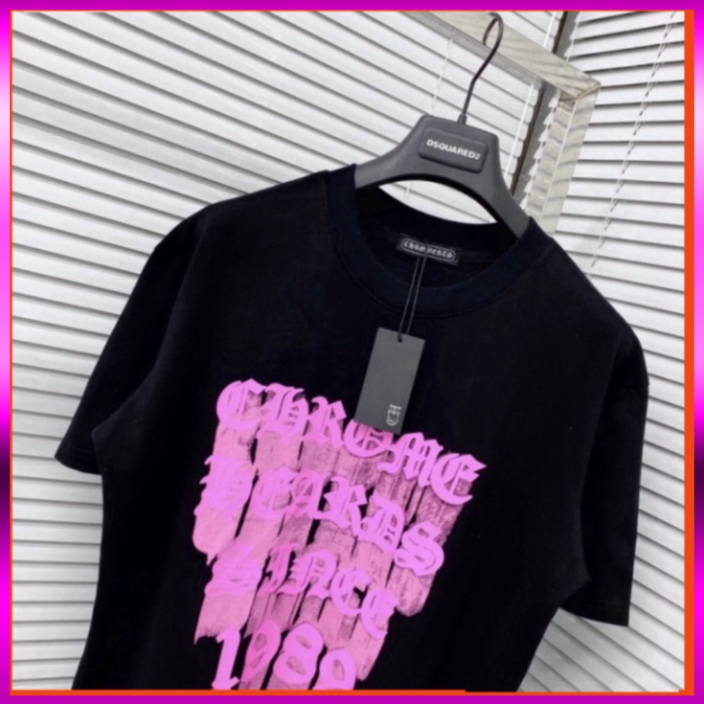 Áo phông nam nữ Premium in hình chữ thập Chrome Hearts loang hồng hai mặt. Áo Thun Nam Nữ Chrome Hearts 1989 Siêu Ho | BigBuy360 - bigbuy360.vn