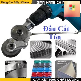 Đầu cắt tôn, cắt tôn sóng, thép và inox..Lưỡi cắt tôn gắn máy khoan. đầu cắt tôn gắn máy khoan