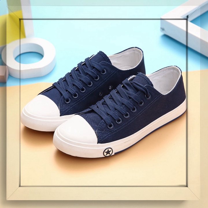 ℳℴ𝓂ℴ 𝒮𝒽ℴ𝓅 ♥ Giày thể thao sneaker G6 ( 3 mầu Đen Trắng Xanh ) chất vải mềm đi êm chân đi học đi chơi thời trang đơn