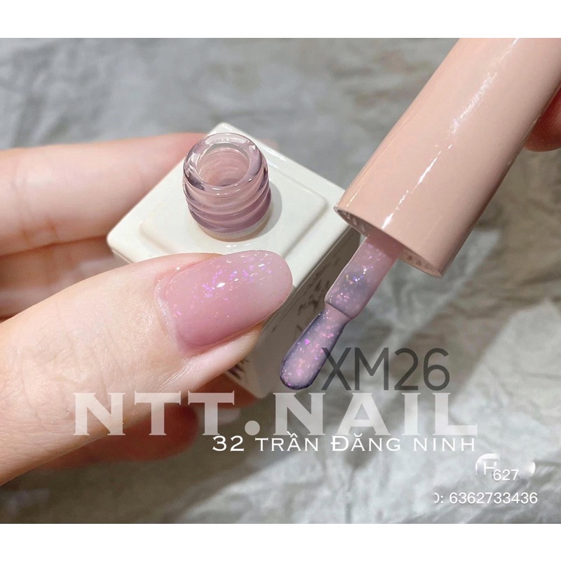 Sơn thạch hồng nhũ tone hot