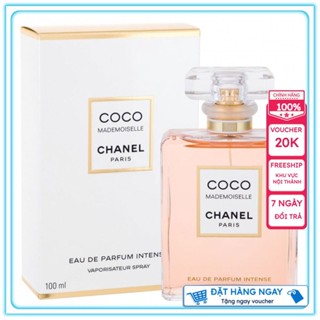 Nước Hoa Coco Chanel Mademoiselle Paris Intense 100ml và 20ml , Nước Hoa Chính Hãng Hương Thơm Ngọt Ngào Quyến Rũ
