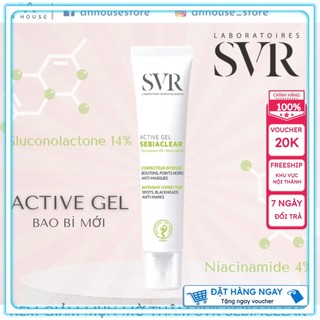  Kem dưỡng SVR SEBIACLEAR ACTIVE ngừa mụn giảm dầu thừa 40ml