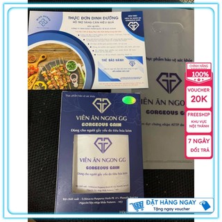 Viên ăn ngon GG Goreous giúp ăn ngon ngủ ngon Mẫ Mới Nhất Tặng kèm Vitamin Golden Weight