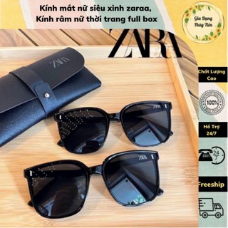 Kính mắt nữ siêu xinh zaraa, Kính râm nữ thời trang full box