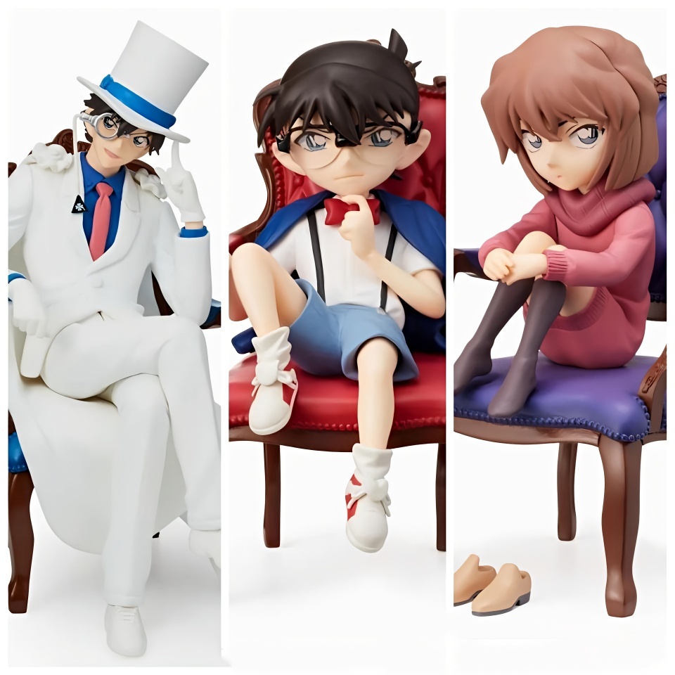 Mô Hình Nhân Vật Anime Thám Tử Lừng Danh Conan Phiên Bản Ghế Ngồi Đồ Chơi Cầm Tay Hình Bàn Tay Độc Đáo