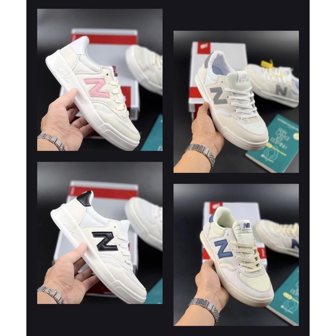 Giày thể thao/ Sneaker NB300 v1 đen/ hồng/ xanh than/ phản quang (Full box)