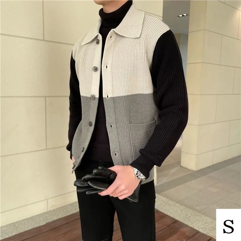 Áo Khoác Cardigan Dệt Kim Tay Dài Thời Trang Cao Cấp Cho Nam