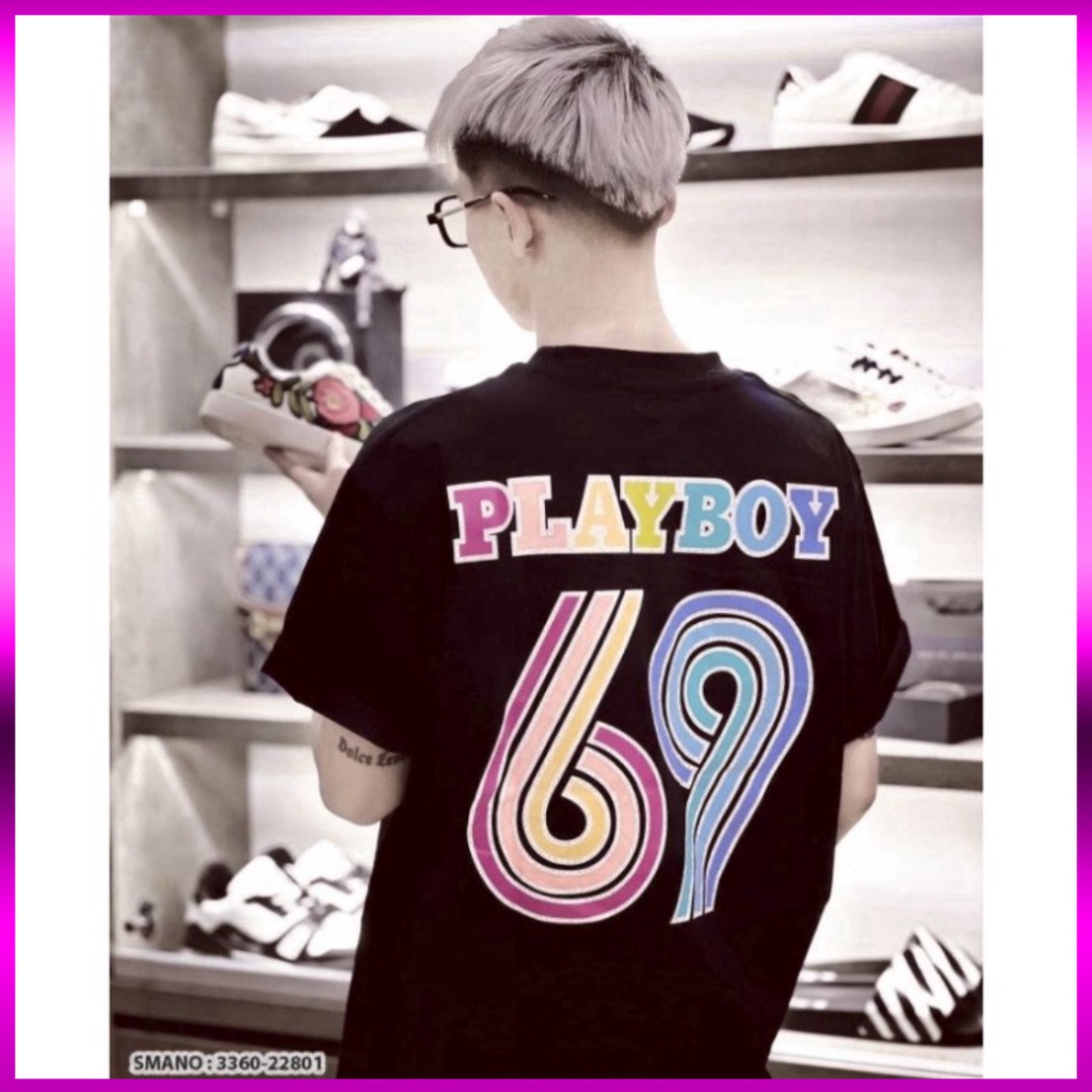 Áo Thun Nam Nữ In Chữ 69 PLAYBOY Nhiều Màu - Áo Phông Nam Nữ Unisex Form Rộng Oversize Thoang Mát 2023 * | BigBuy360 - bigbuy360.vn