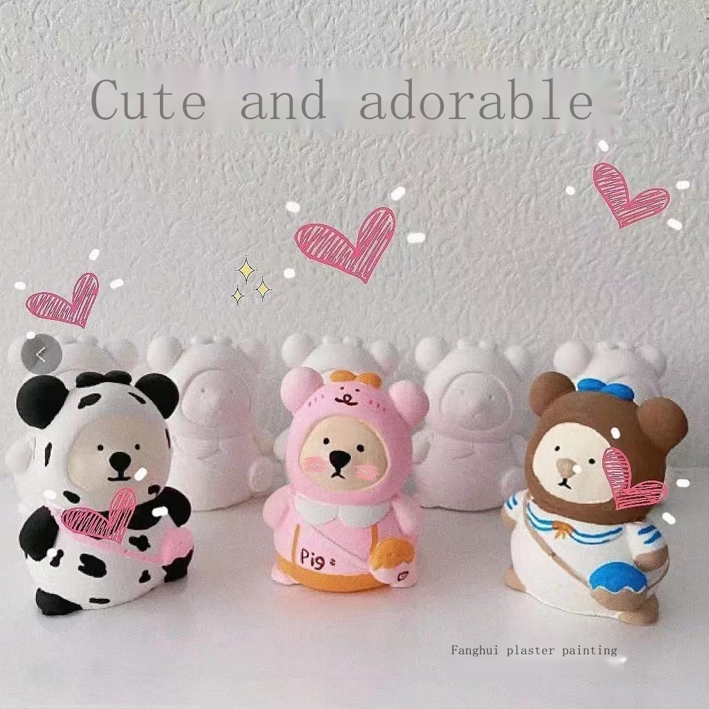 Khuôn Tô Màu Ba Chiều Hình Gấu 3D DIY