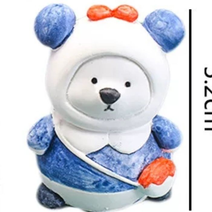 Khuôn Tô Màu Ba Chiều Hình Gấu 3D DIY