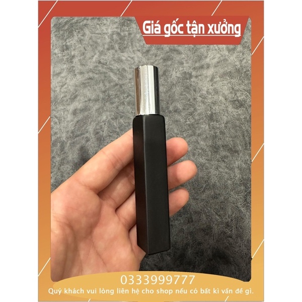 Combo 10 chai 10ml thủy tinh màu đen