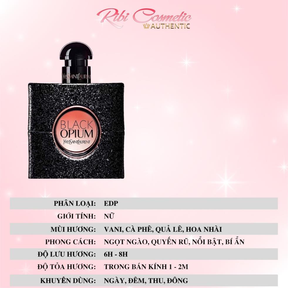 Nước Hoa Nữ Black Opium Edp - Hương Thơm Ngọt Ngào Đầy Mê Hoặc Quyến Rũ Ribicosmetics chiết 10ml chính hãng | BigBuy360 - bigbuy360.vn