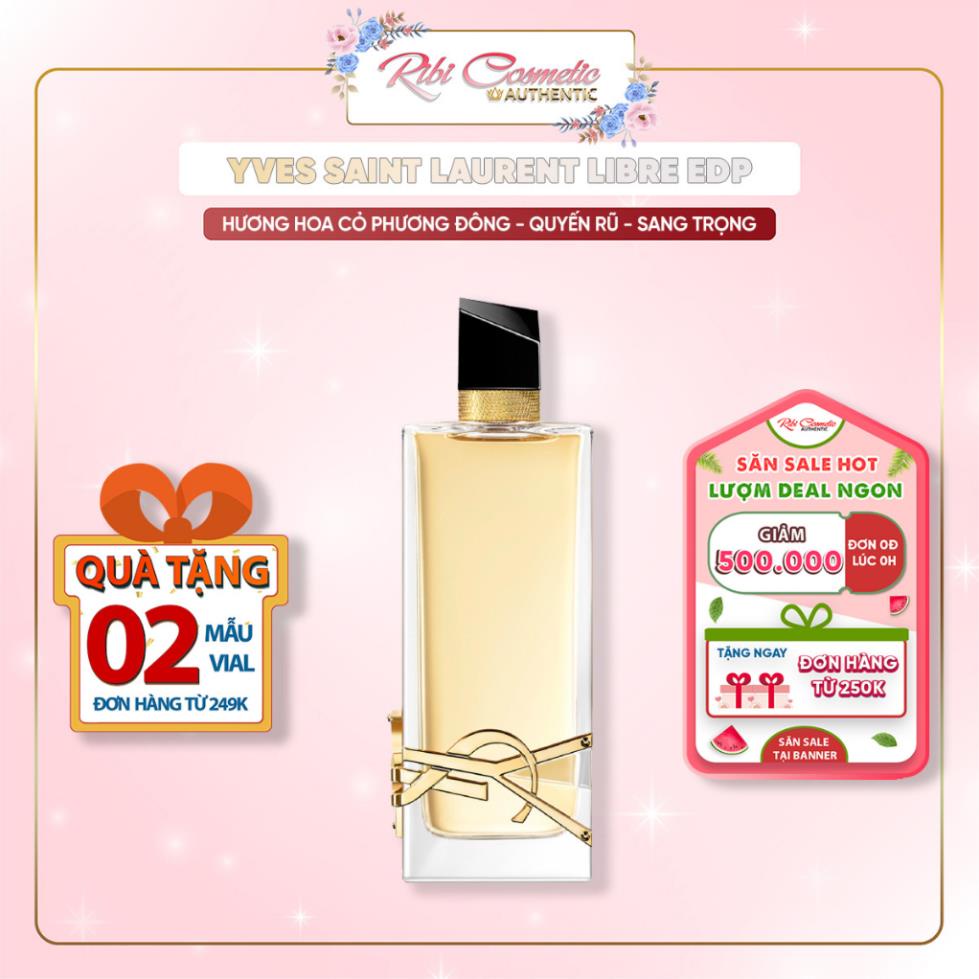 Nước Hoa Nữ 𝒀𝑺𝑳 Libre 2019 Edp - Mùi Hương Rosé Blackpink - Ribicosmetics chiết 10ml chính hãng