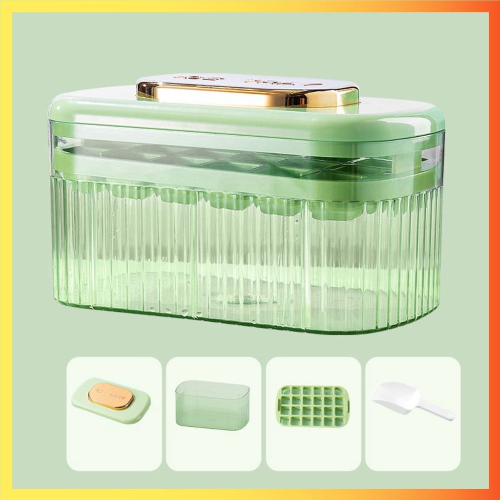 Bộ khay làm đá, ép lấy đá, đựng đá KACHEEG ICE TRAY 🔰Hanrui Shop VN🔰