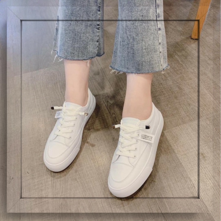 ℳℴ𝓂ℴ 𝒮𝒽ℴ𝓅 ♥ Giày thể thao nữ bánh mì cá heo dây rút xinh xắn mẫu mới thời trang - Sẵn Kho