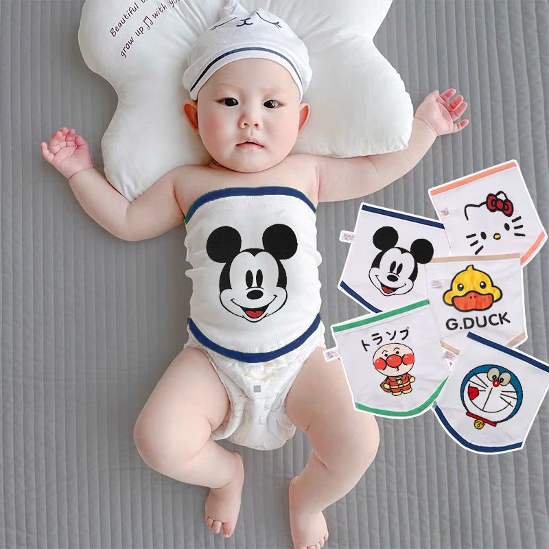 Đai Quấn Bụng Chất Liệu Cotton Giữ Ấm Bụng Cho Bé Sơ Sinh