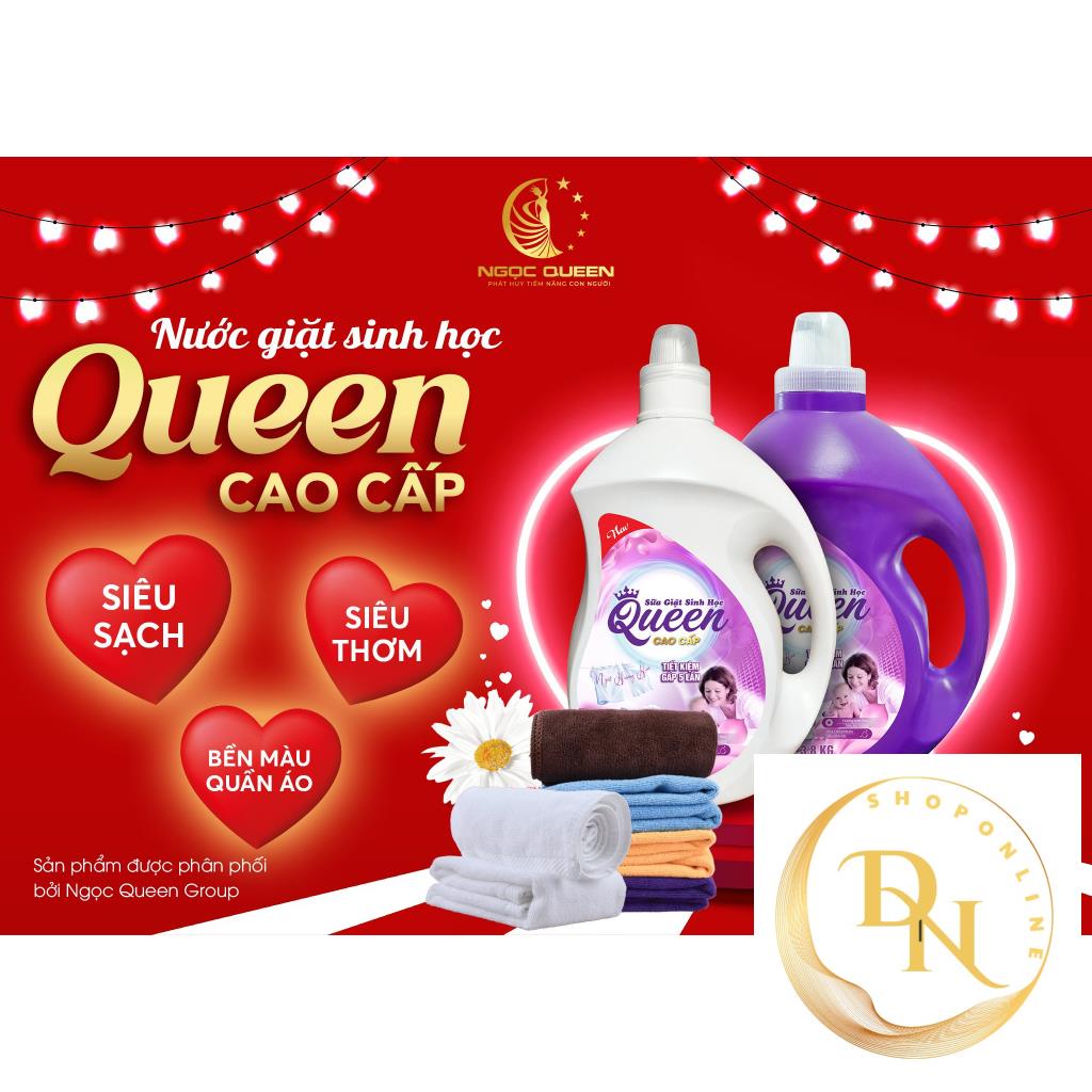 Sữa Giặt Sinh Học Queen Cao Cấp_ 1Thùng