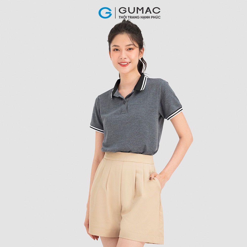 Áo Polo Nữ Thời Trang Gumac ATC08032 Phối Bo Sọc Nhiều Màu | BigBuy360 - bigbuy360.vn