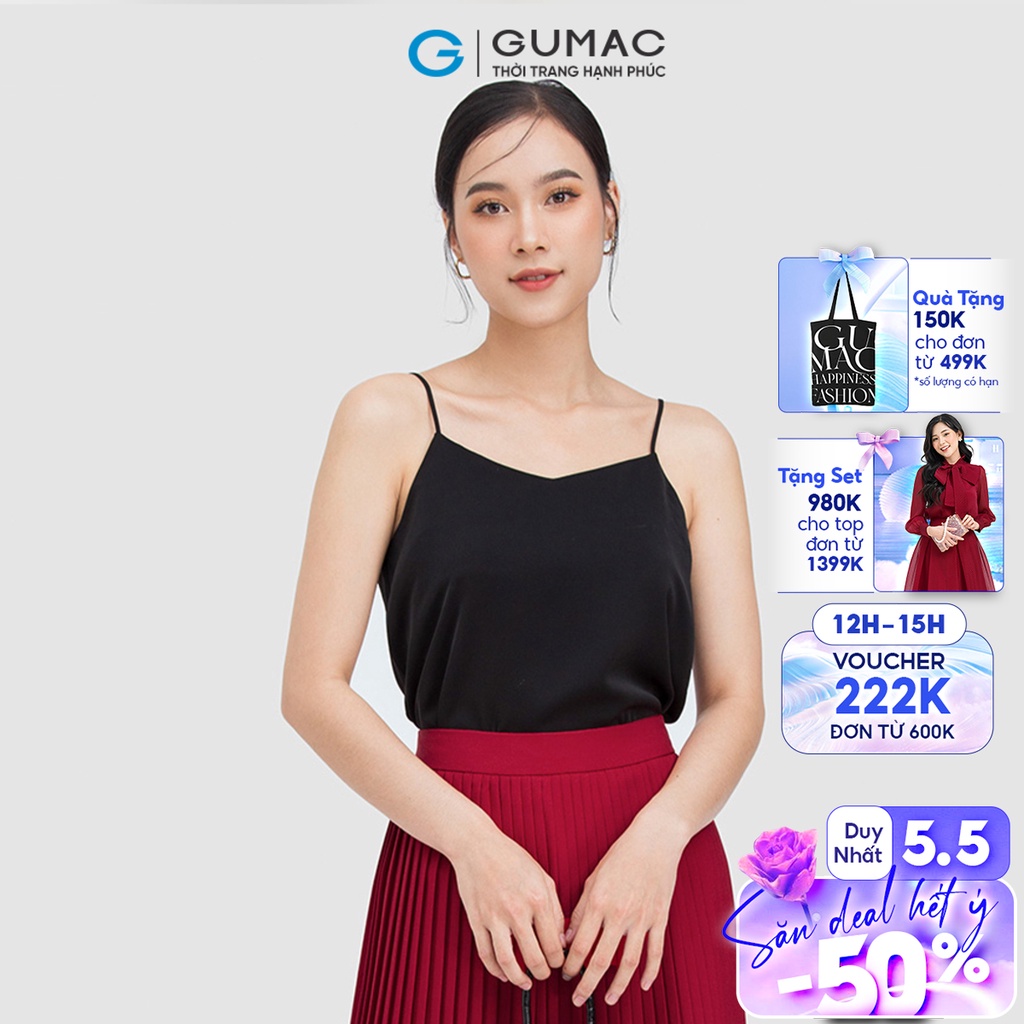 Áo 2 dây cơ bản AC06029 thời trang GUMAC