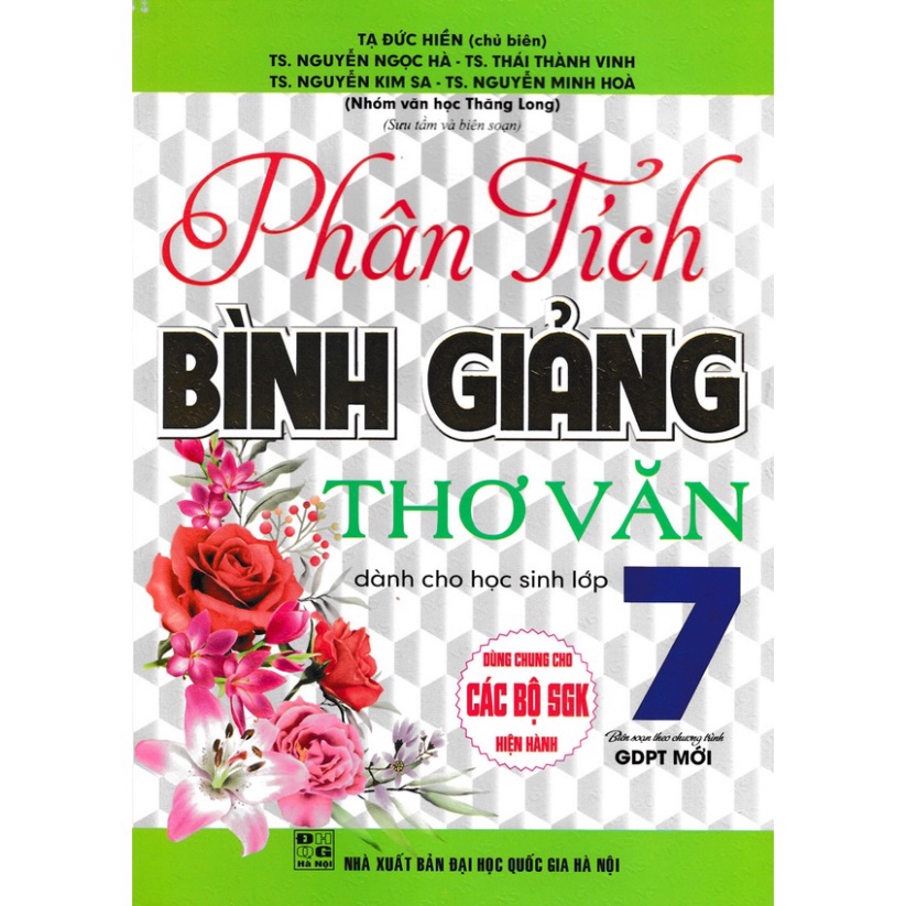 Sách - Phân tích bình giảng thơ văn lớp 7( dùng chung cho các bộ sách giáo khoa mới hiện hành )