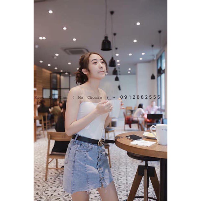 Áo Body Hai DâyDáng Ngắn 3 Màu