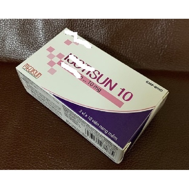 ISOTISUN 10 - ĐT CÁC DẠNG MỤN TRỨNG CÁ NẶNG DẠNG NANG BỌC.