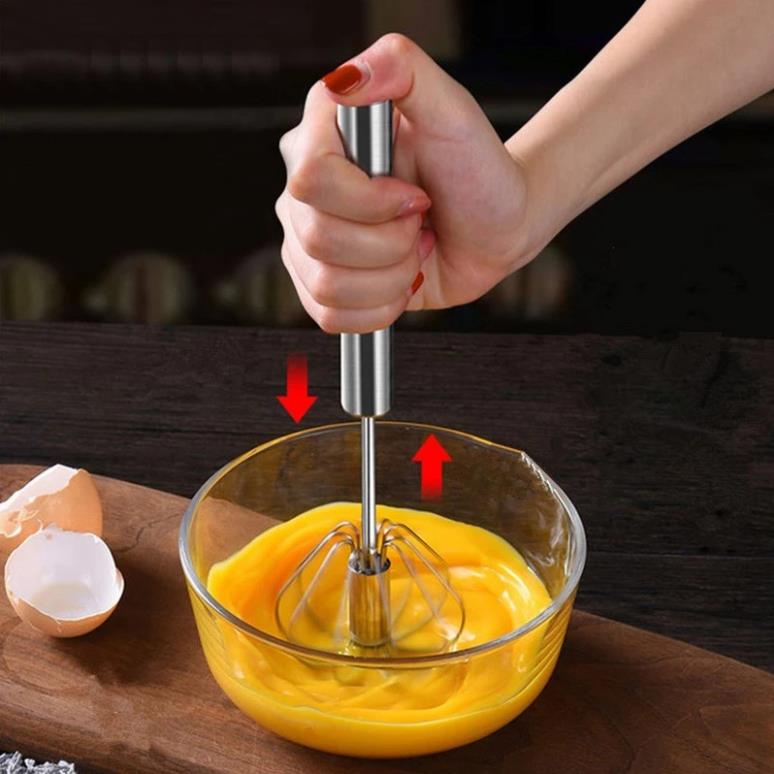 Cây đánh trứng inox, Cây pha cafe thông minh tự động không cần pin thuận tiện.