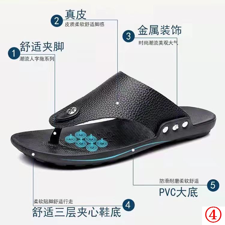 Dép Xỏ Ngón Đế Mềm Chống Trượt Thời Trang Mùa Hè Cho Nam
