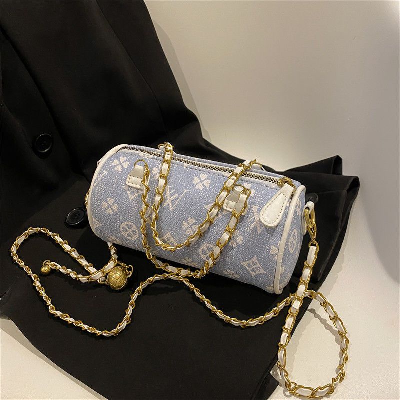 Túi Đeo Vai Hình Trụ In Họa Tiết Thời Trang Mùa Hè Cho Nữ