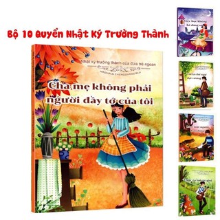 Sách - combo 10 quyển nhật ký trưởng thành của đứa trẻ ngoan , nhật kí trưởng thành