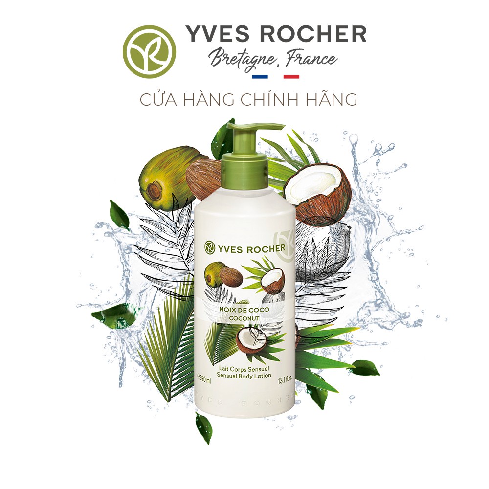 Sữa Dưỡng Thể Yves Rocher Coconut Sensual Body Lotion 390ml