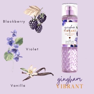 Gingham Vibrant - Xịt thơm toàn thân Bath & Body Works Body Mist 236ml