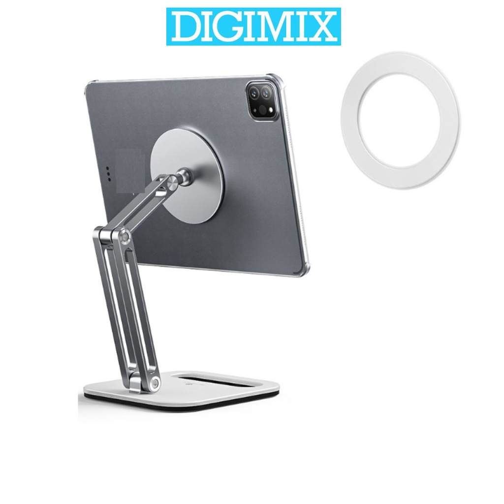 Giá đỡ Ipad Iphone Galaxy Tab DIGIMIX dạng kẹp máy tính bảng tablet xoay 360 độ P47,C47, L07