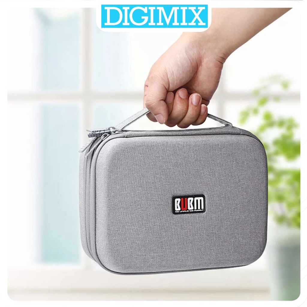 Túi phụ kiện công nghệ đựng ipad cáp sạc laptop macbook điện thoại DIGIMIX