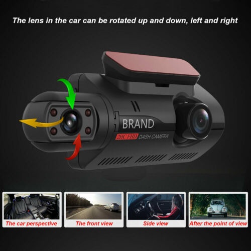 Camera Hành Trình ONTEKCO A68 quay TRƯỚC và TRONG xe , ghi hình 1080p hồng ngoại ban đêm trong xe