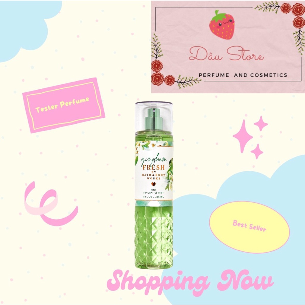 [NEW] XỊT THƠM TOÀN THÂN MÙI GINGHAM FRESH BODYMIST