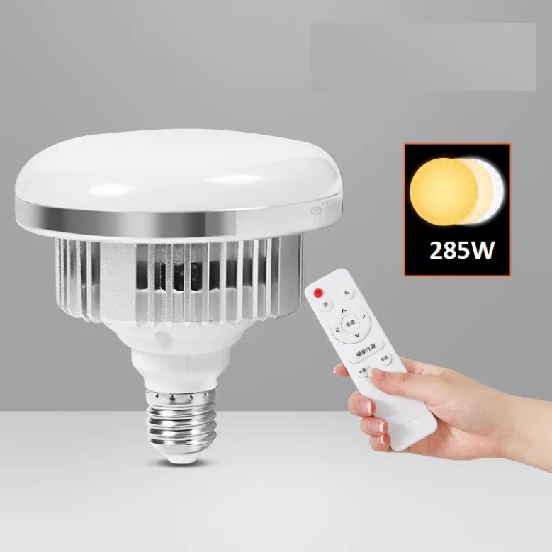 Full bộ softbox bóng led nấm 285W kèm chân 2m điều chỉnh nhiệt độ màu hỗ trợ ánh sáng cho studio chụp ảnh, lookbook
