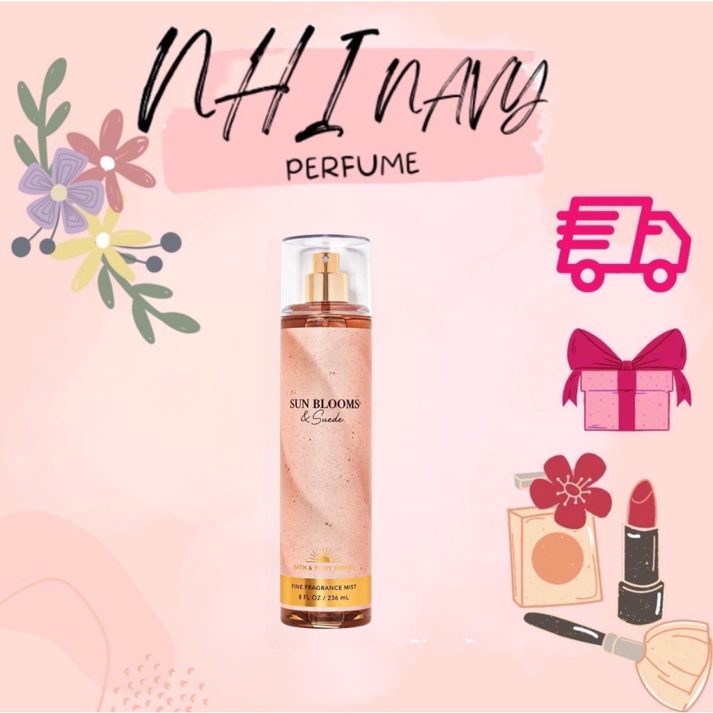 (NEW) Xịt Thơm Toàn Thân SUN BLOOMS & SUEDE BODY MIST