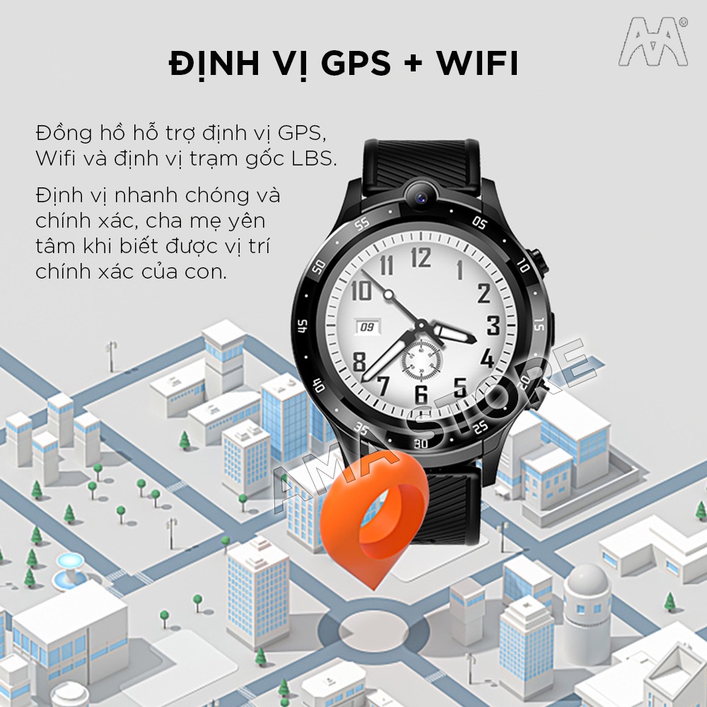 Đồng hồ Thông minh Cao cấp Đa chức năng Cho Học sinh, Sinh viên, Người lớn Model AMA Watch Y33H - Hàng nhập khẩu | BigBuy360 - bigbuy360.vn