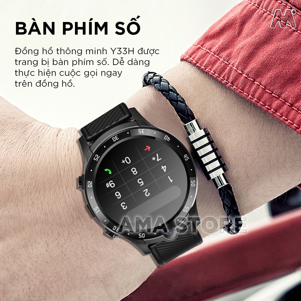 Đồng hồ Thông minh Cao cấp Đa chức năng Cho Học sinh, Sinh viên, Người lớn Model AMA Watch Y33H - Hàng nhập khẩu | BigBuy360 - bigbuy360.vn