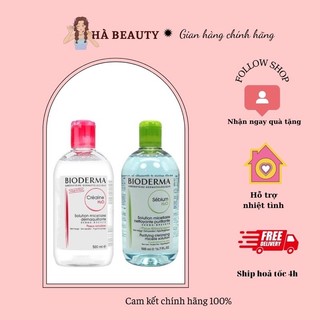 Nước Tẩy Trang Bioderma Créaline H2O 500ml chính hãng Pháp